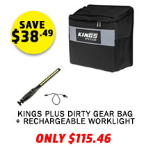 Plus Dirty Gear Bag + Rechargeable Lithium LED Worklight