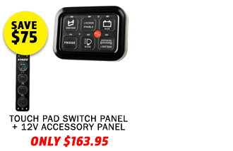 Touch Pad Switch Panel + 12V Accessory Panel