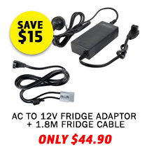 AC To 12V Fridge Adaptor + 1.8m Fridge Cable