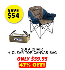 Sofa Chair + Clear Top Canvas Bag