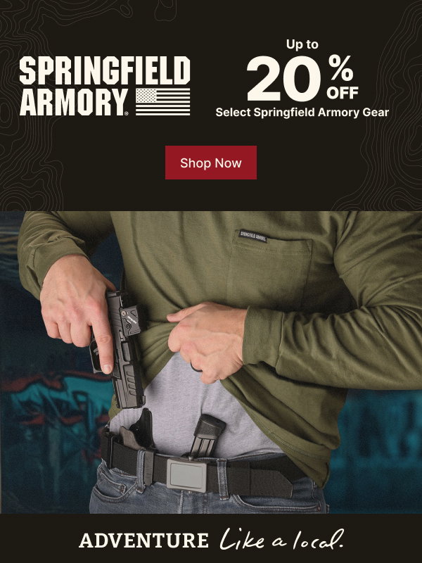 Springfield Month! Up to 20% Off Select Gear