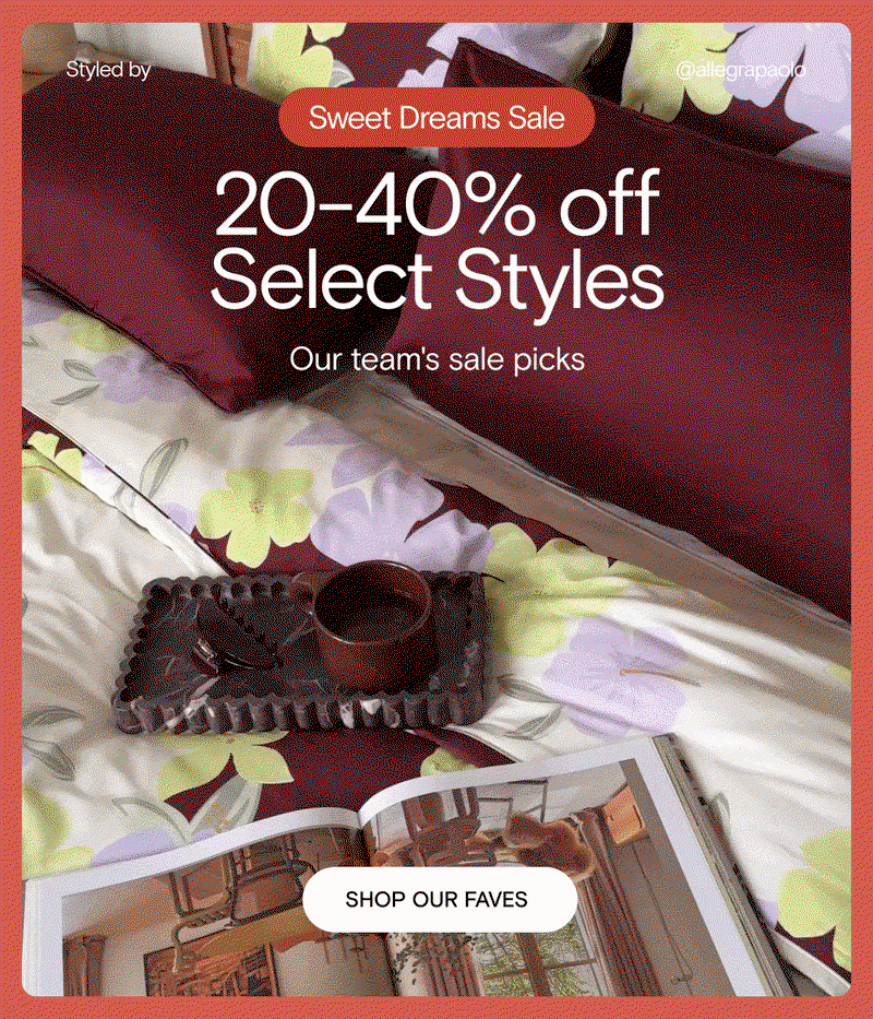 20-40% off Select Styles