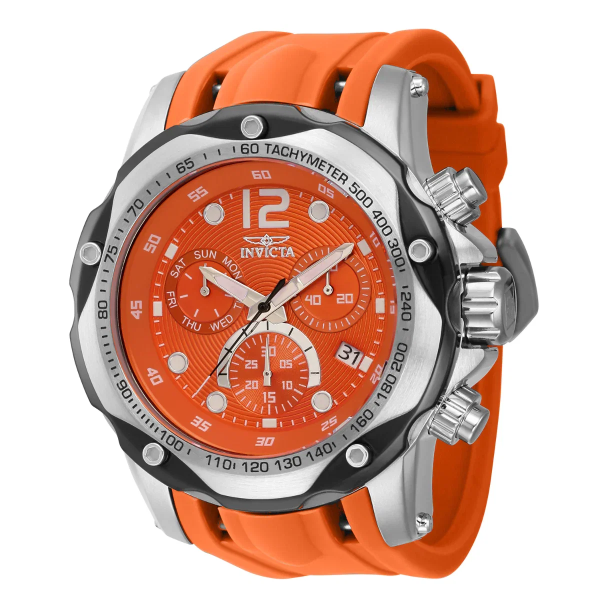 Image of Invicta Speedway Swiss Ronda Z60 FE Caliber Men's Watch - 51mm, Orange (40353)