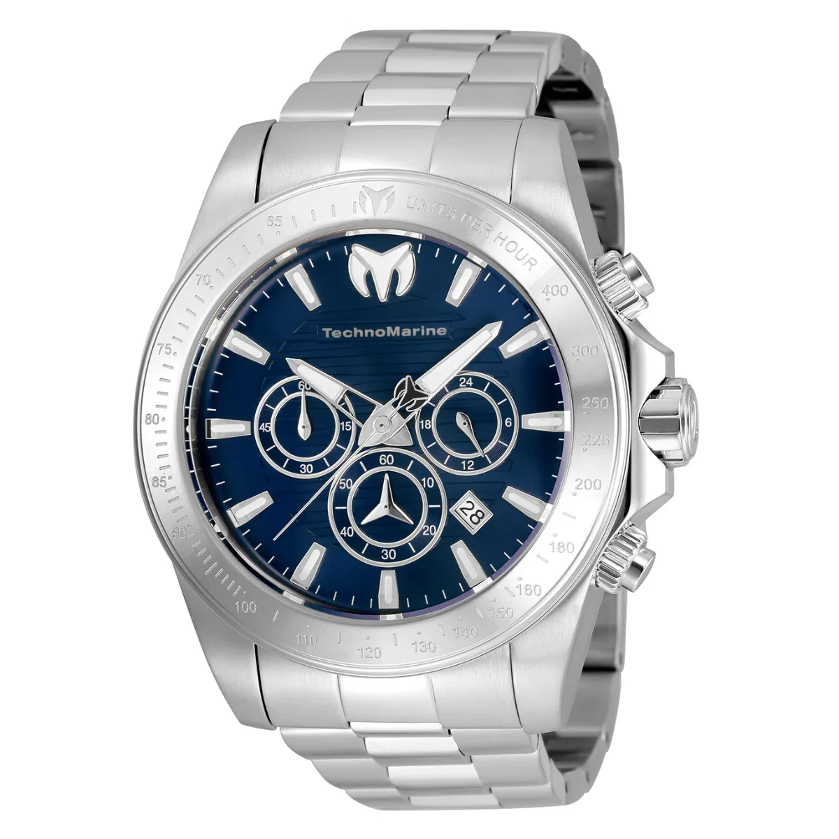 Image of TechnoMarine Manta Grand Men's Watch - 47mm. Steel (TM-220123)