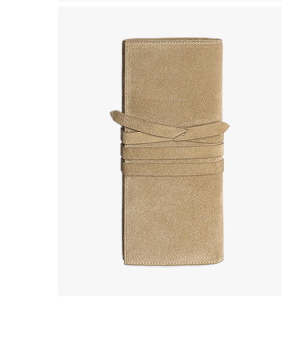 Bridle Suede Pochette Clutch
