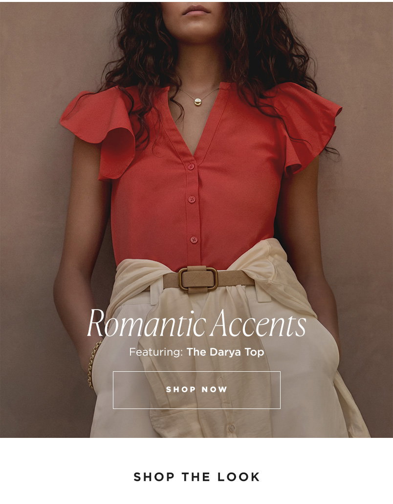 Romantic Accents: The Dayra Top