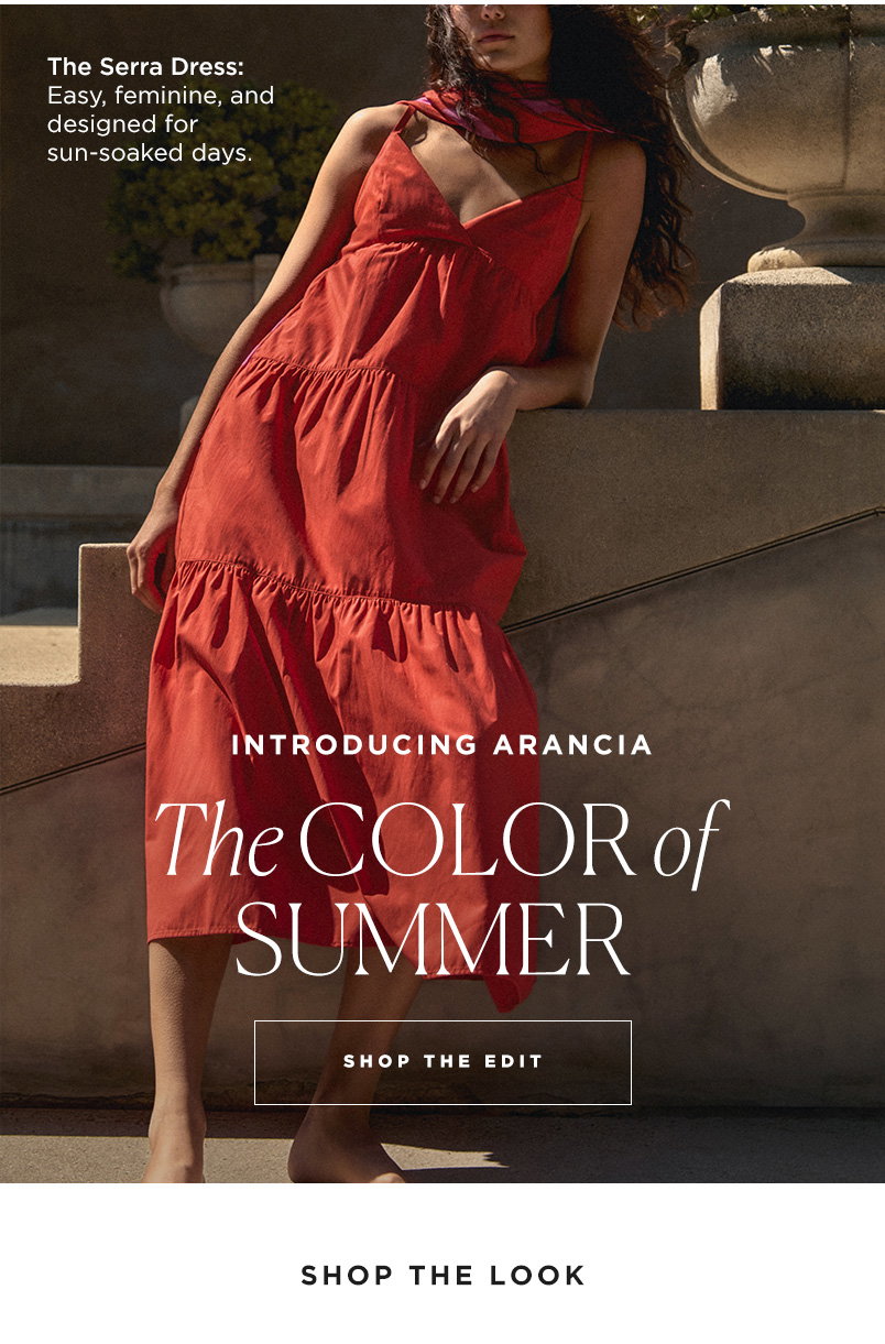 The Color of Summer: Serra Dress in Arancia