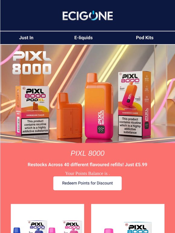 😱PIXL 8000 Pods Back In😱