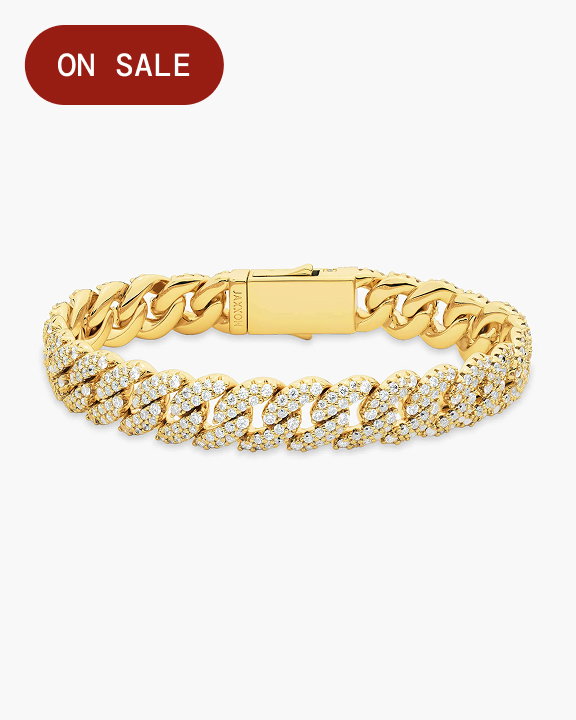 Iced Out Cuban Link Bracelet 10mm