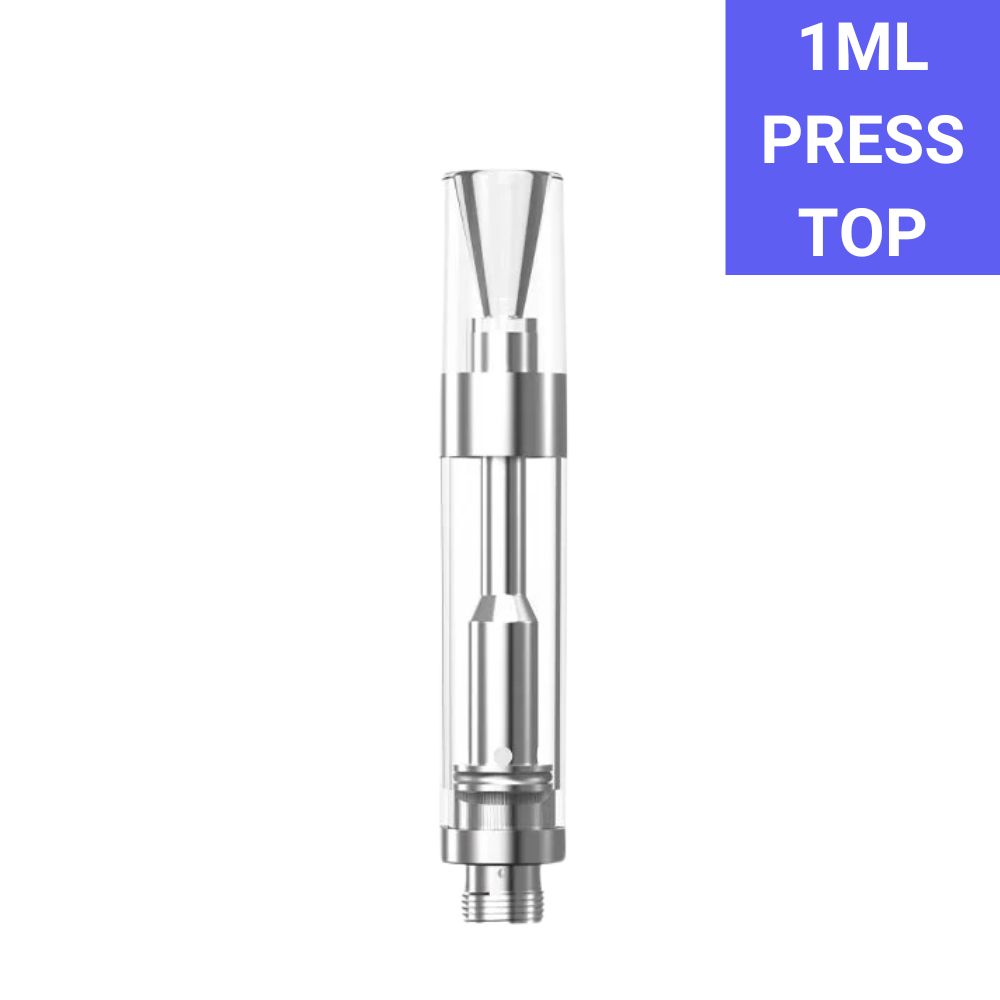 Image of iKrusher TUX 1ml Empty Vape Cartridge - Press Top