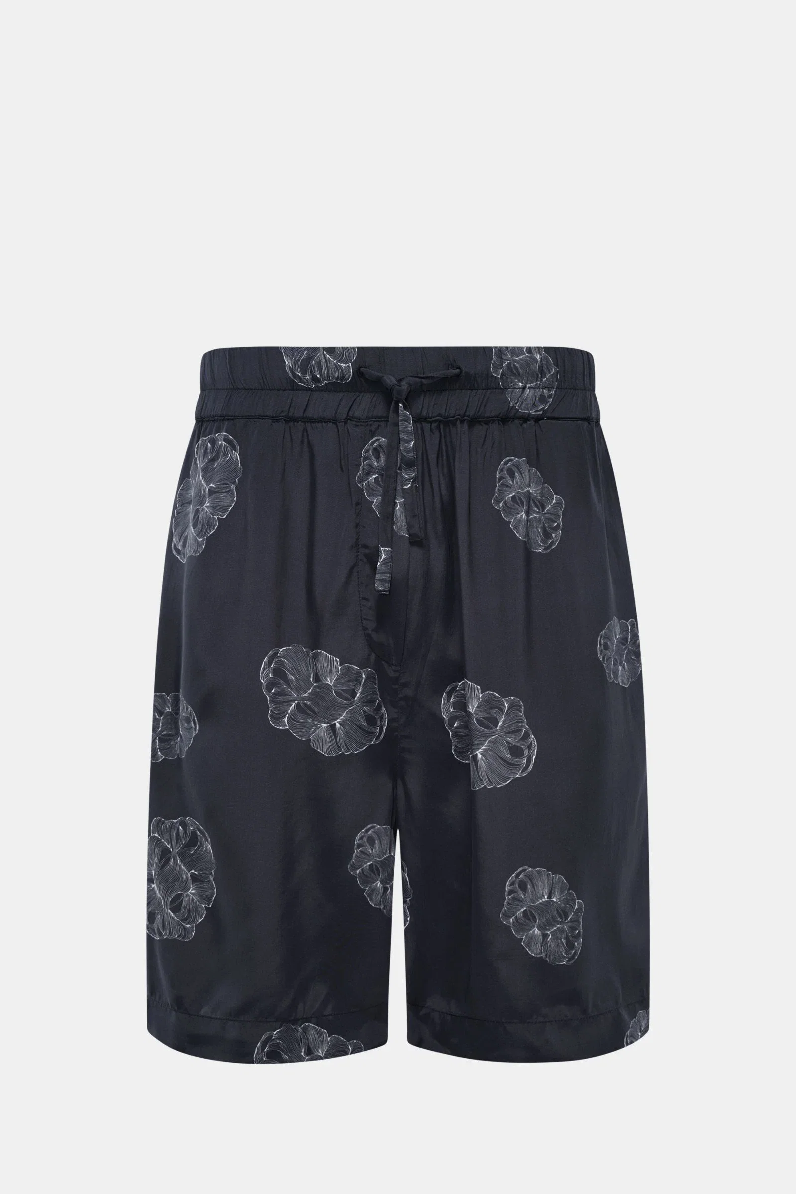 Shorts schwarz/weiß gemustert