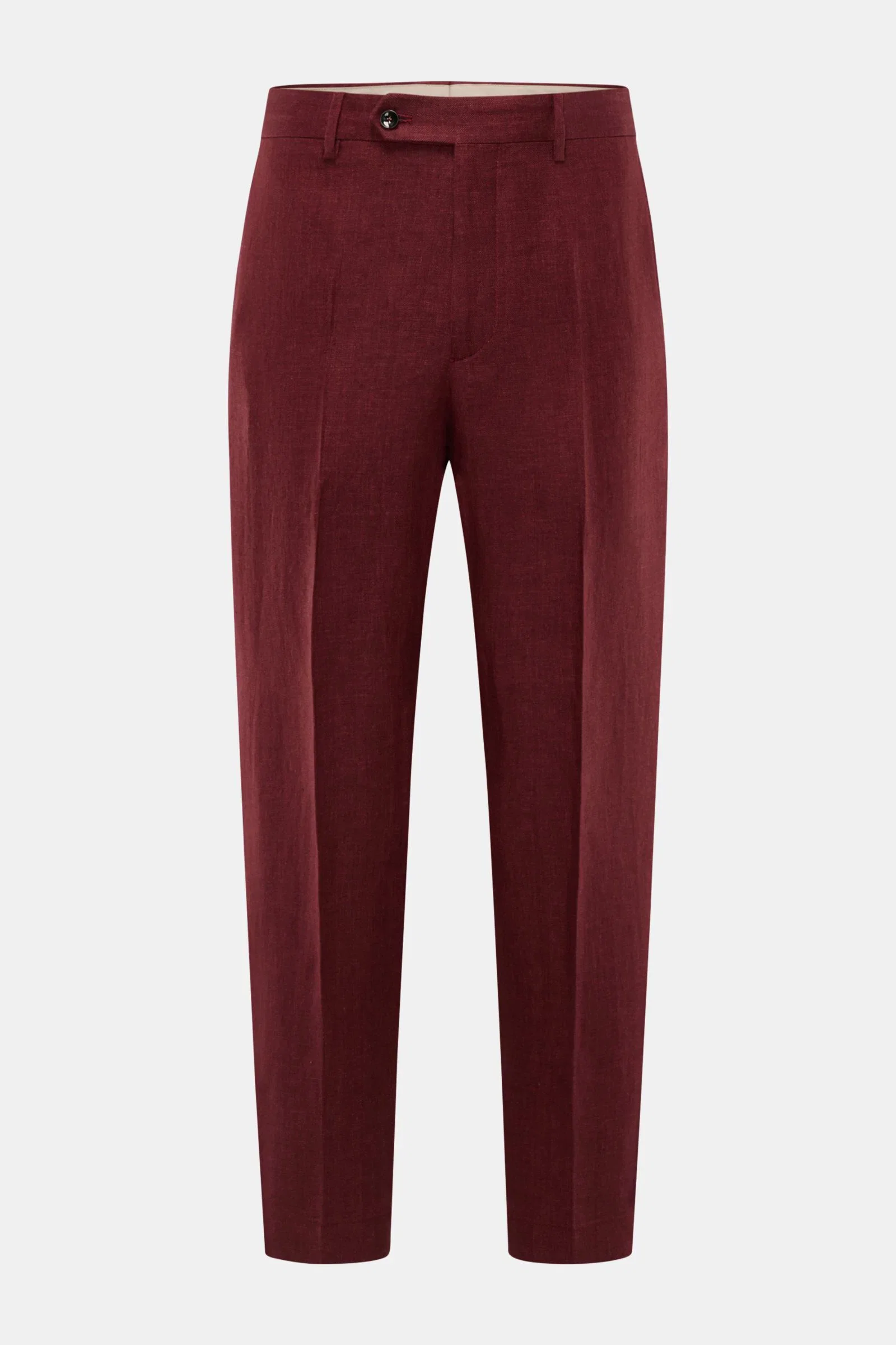 Leinenhose bordeaux