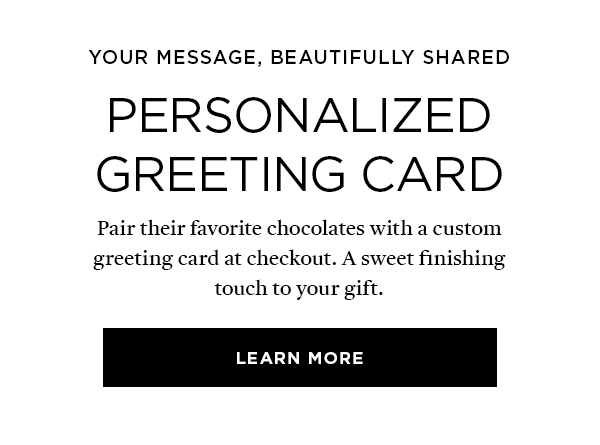 PERSONALIZED GREETING CARD