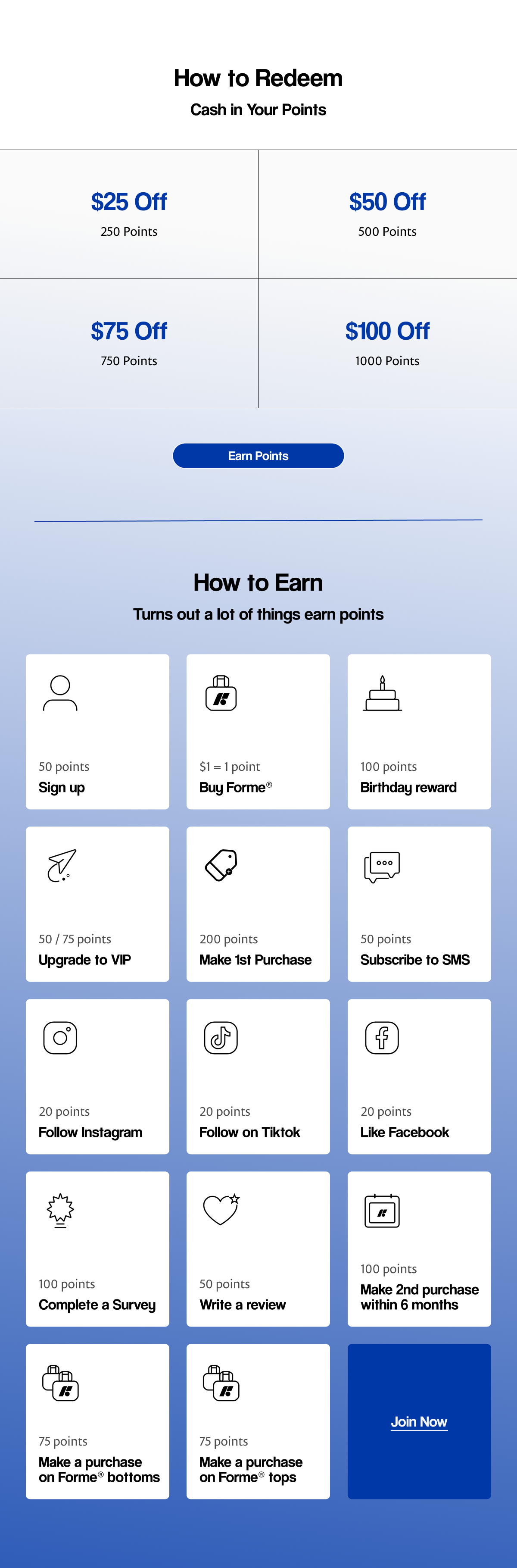 Earn Points