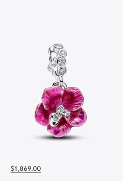 Swirling Sun Two-Tone Dangle Charm