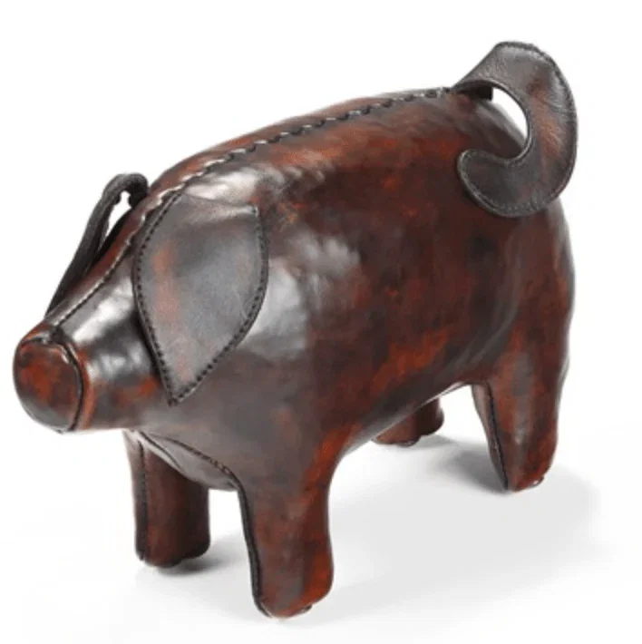 Image of Omersa Leather Pig- Miniature