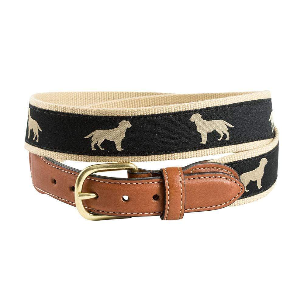 Image of Golden Dog Motif Belt
