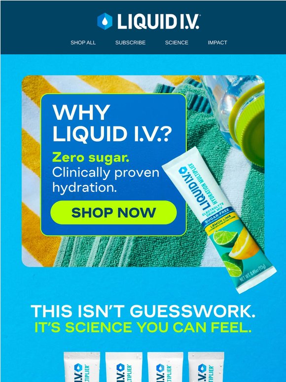 The science behind superior hydration