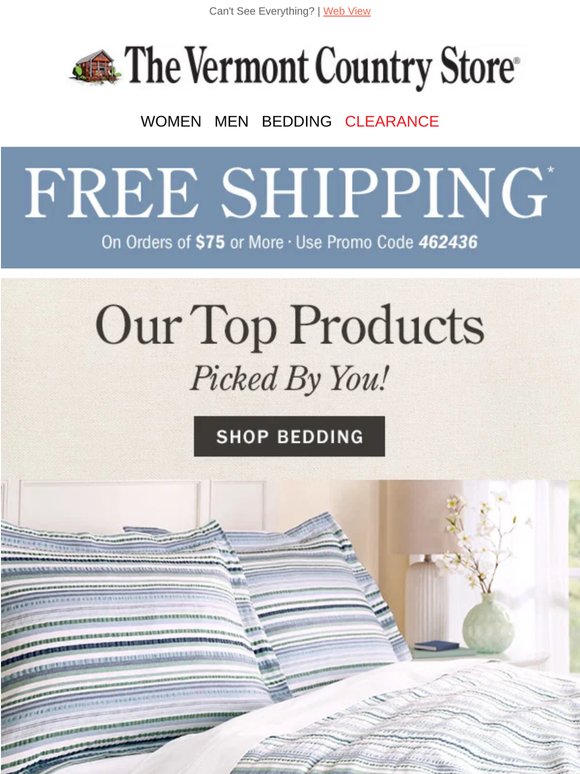 Top picks (by you!) for summer + Free shipping