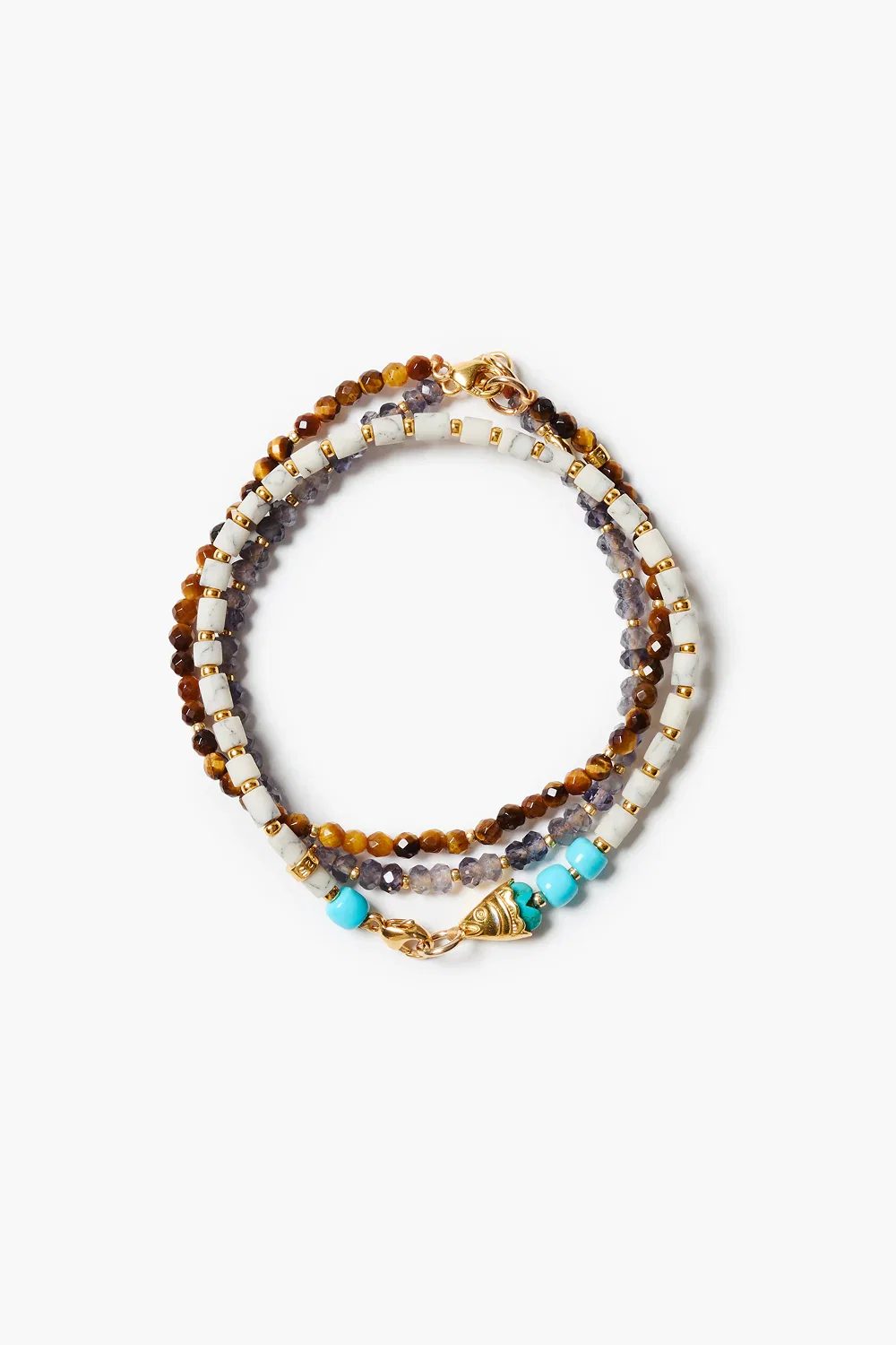 Image of Trio Friendship Bracelet Set Multi