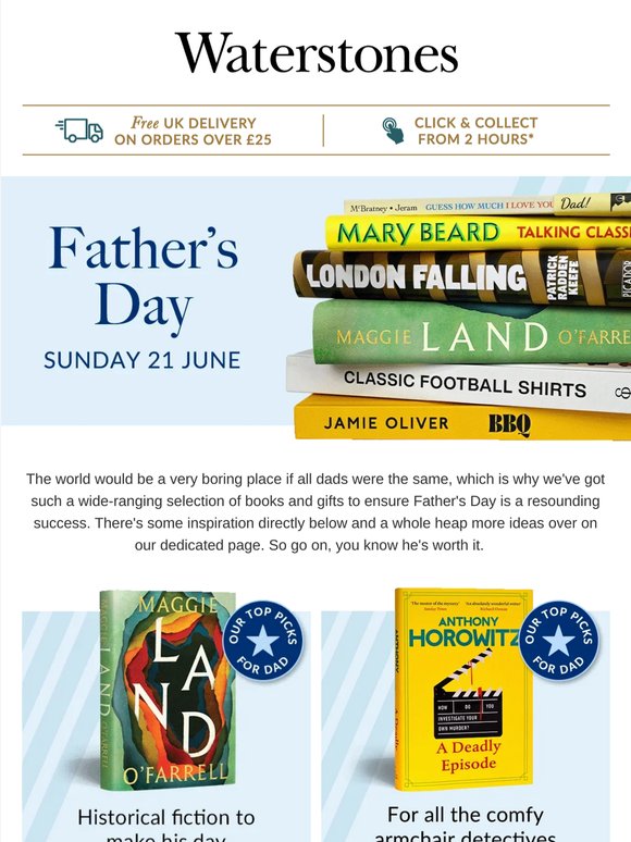 Get Father's Day Sorted
