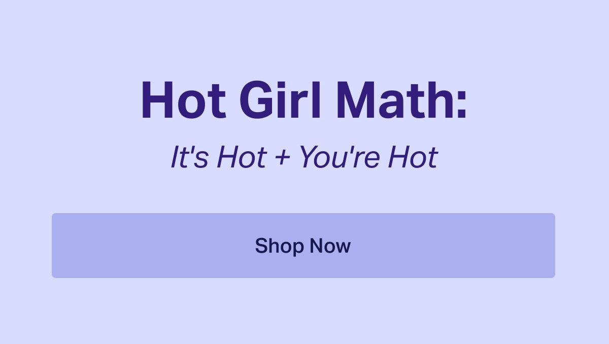Hot girl math
