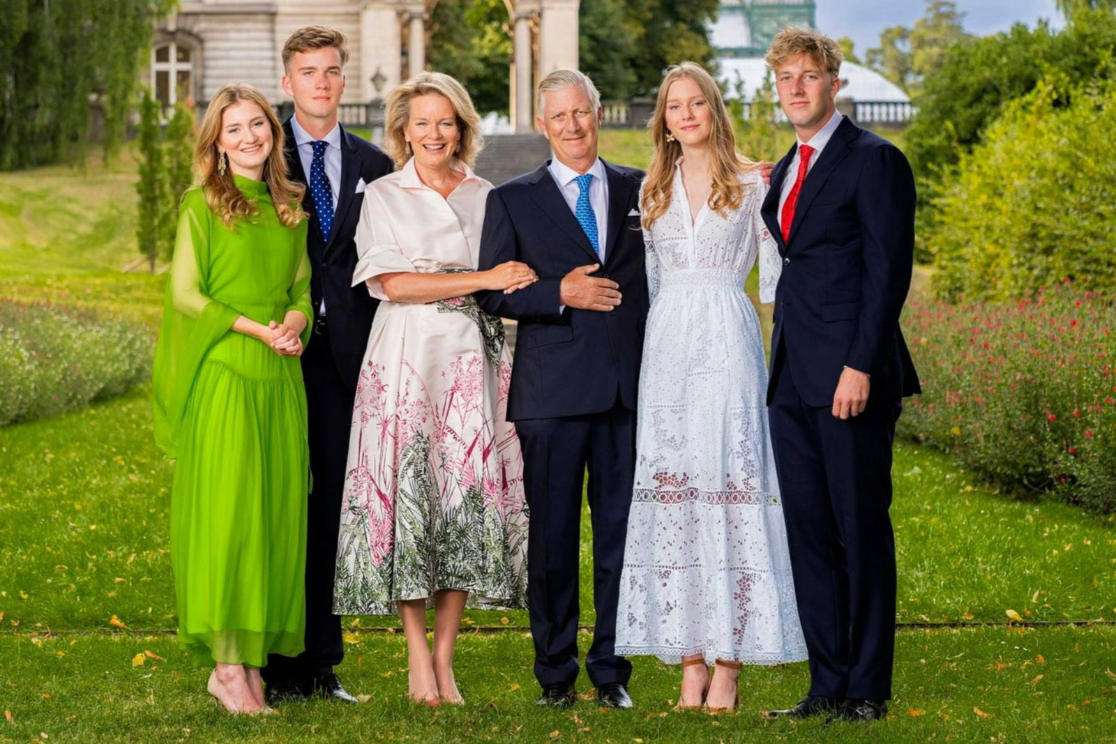 Alle vier kinderen van Filip en Mathilde voor het eerst samen op staatsbanket tijdens bezoek Japans keizerspaar