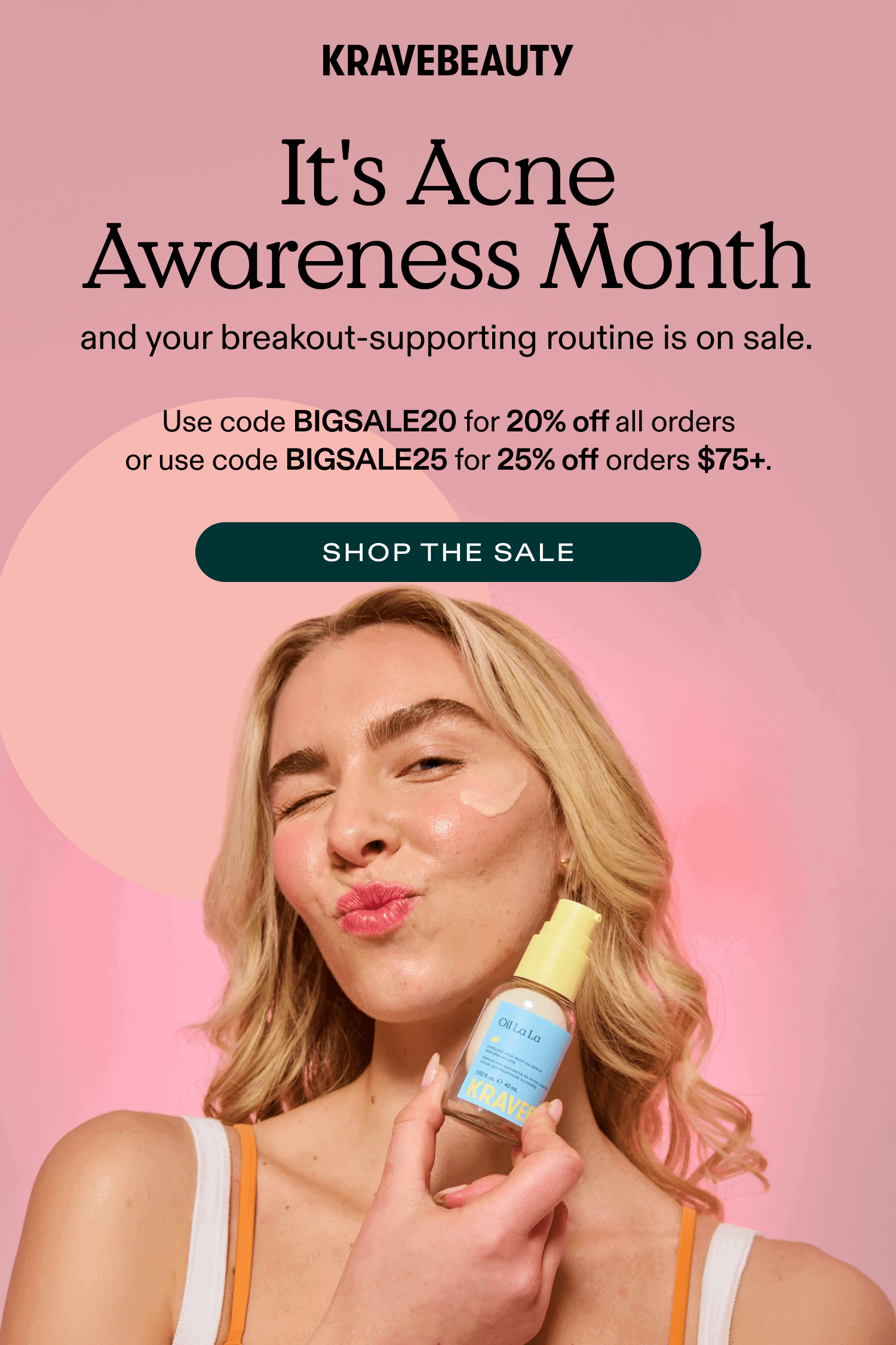 It's Acne Awareness Month AND the Big Bi-Annual Sale!