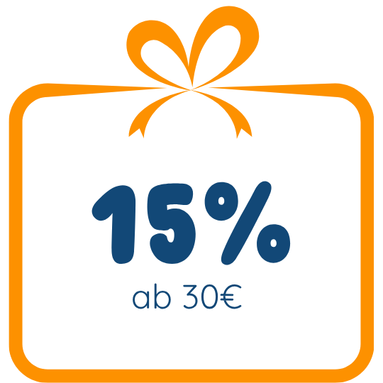 15% ab 30 Euro