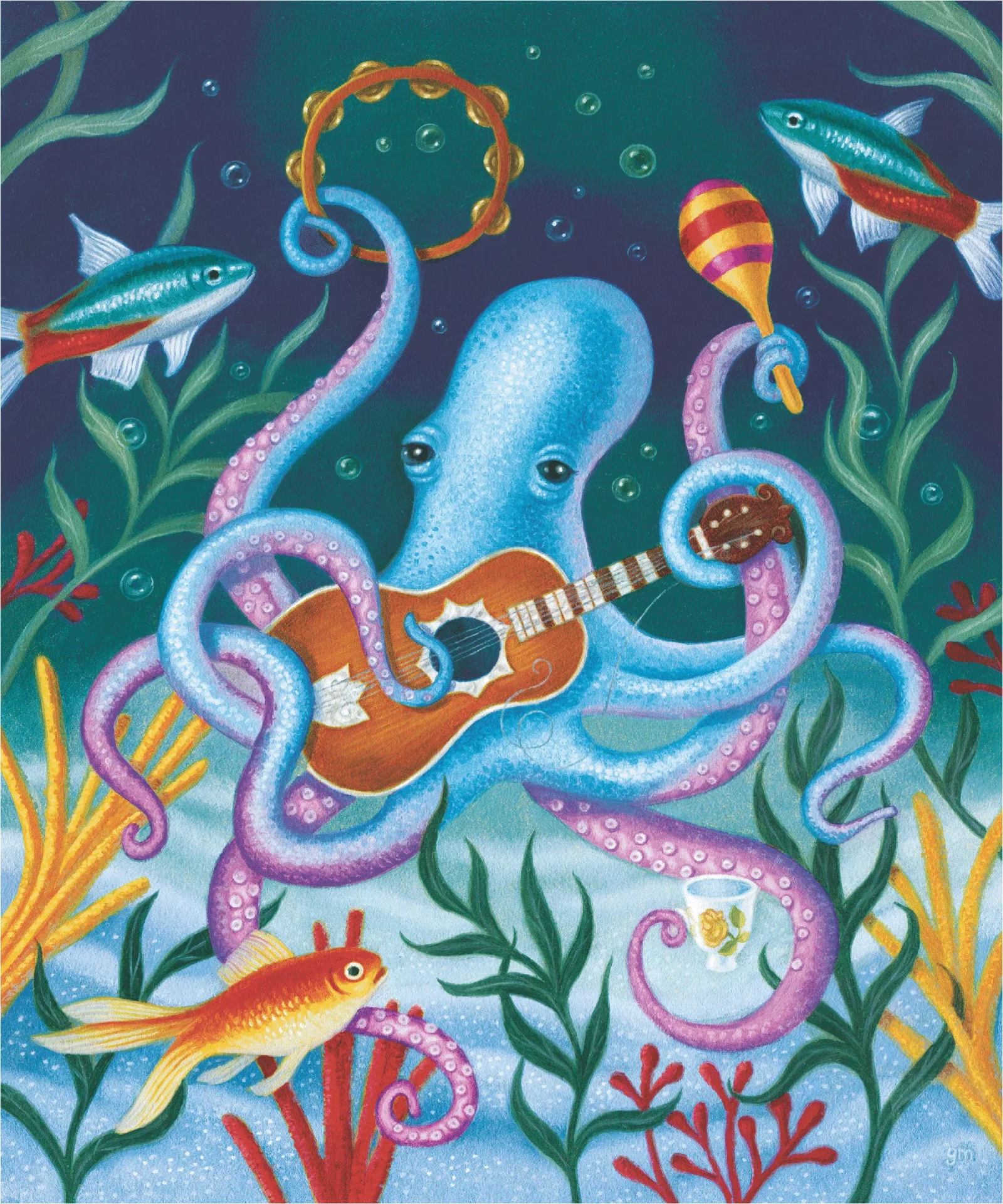 Tentacle Tunes wooden jigsaw puzzle