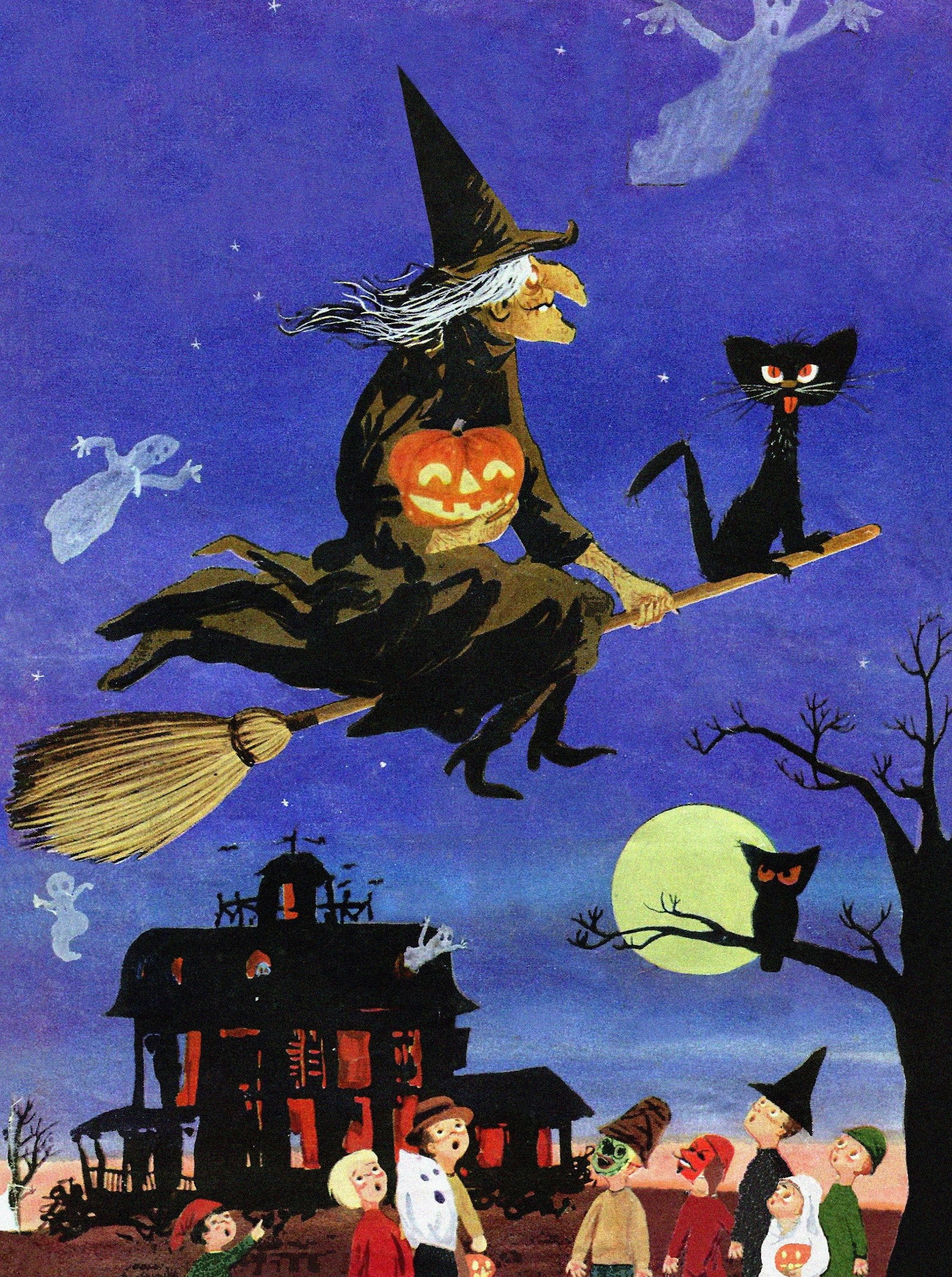 Halloween Fly Over mini wooden jigsaw puzzle