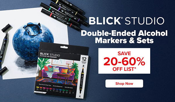 Blick Studio Double-Ended Alcohol Art Markers and Sets