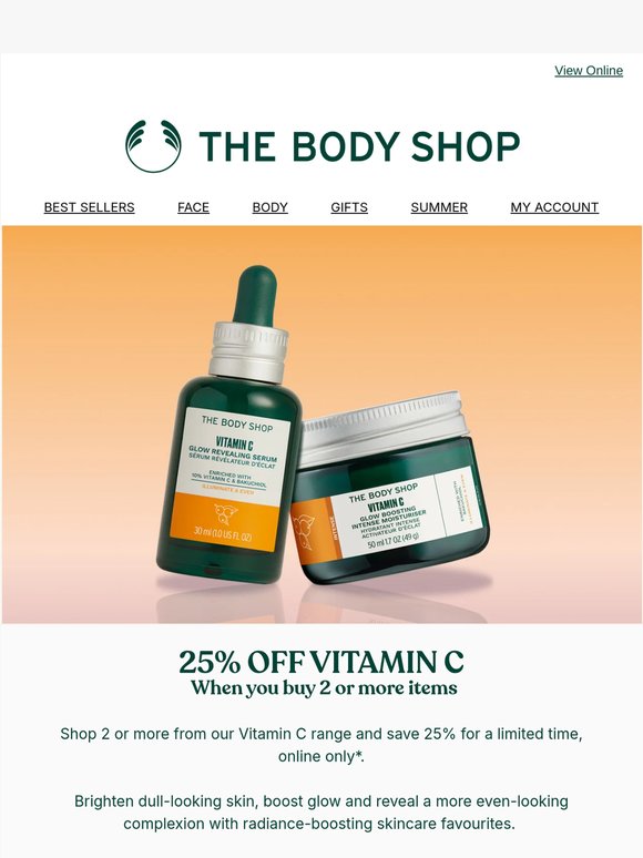 25% off Vitamin C? Don't miss out 🍊