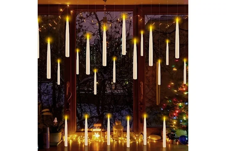 Svävende lys / LED-lys med trollstav 12-pak