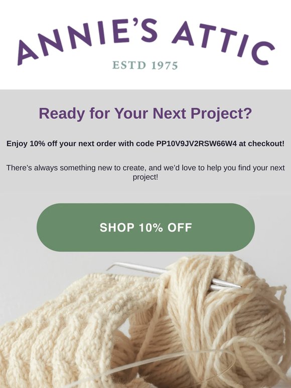 Enjoy 10% off your next order 💜