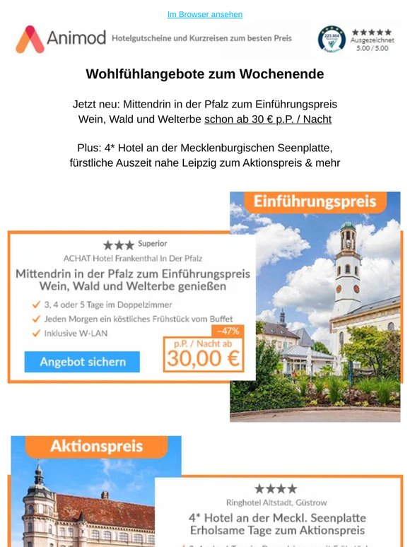 Jetzt neu: Mittendrin in der Pfalz zum Einführungspreis