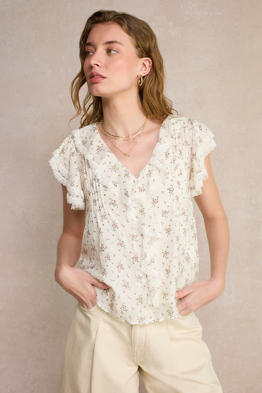 Laurent Flutter Blouse