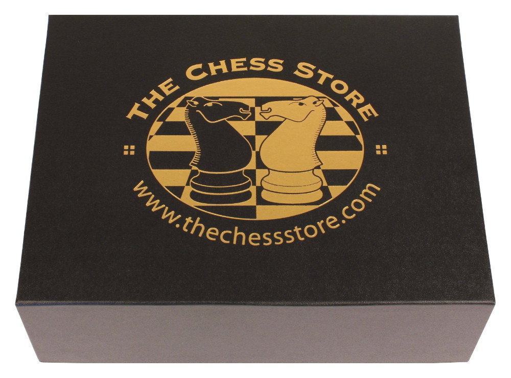 Image of The Chess Store 2 Compartment Loose-Piece Chess Box - Large