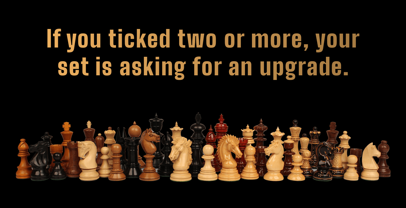 If you ticked two or more, upgrade is needed 