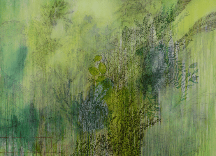 abstract landscape painting