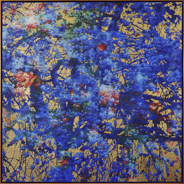 abstract blue painting