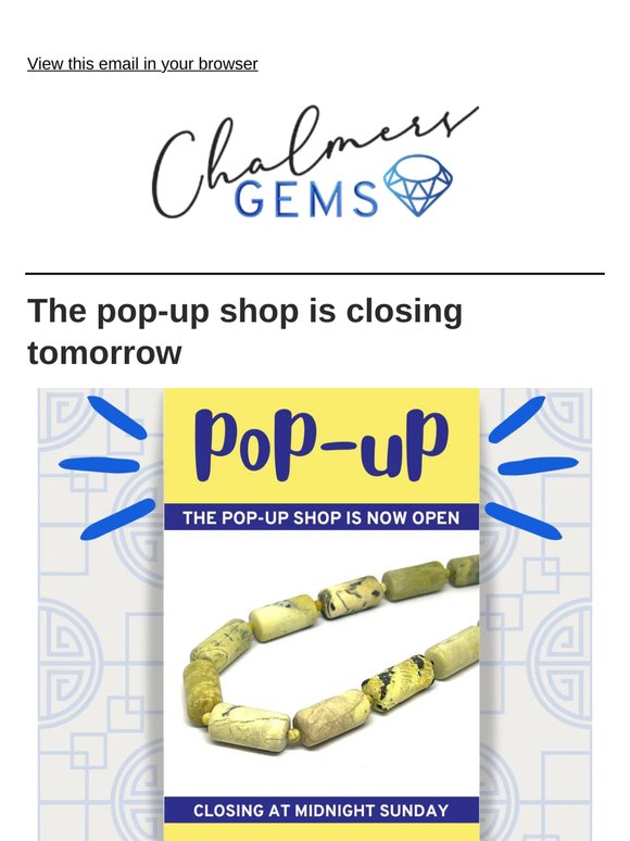 🇨🇳 ‼️ The Pop-Up Shop Is Closing Tomorrow ‼️ 🇨🇳