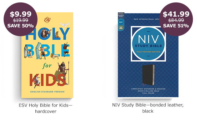 ESV Holy Bible for Kids | NIV Study Bible Bonded Leather