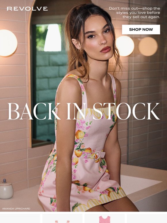 THAT Amanda Uprichard Dress Is Back In Stock 👀