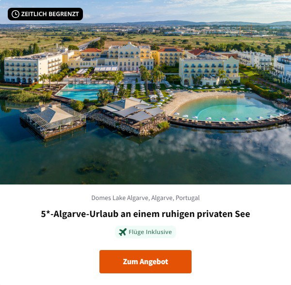 5*-Algarve-Urlaub an einem ruhigen privaten See
