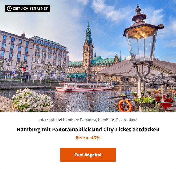 Hamburg mit Panoramablick und City-Ticket entdecken