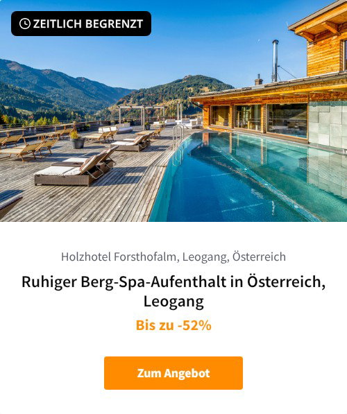 Ruhiger Berg-Spa-Aufenthalt in Österreich, Leogang