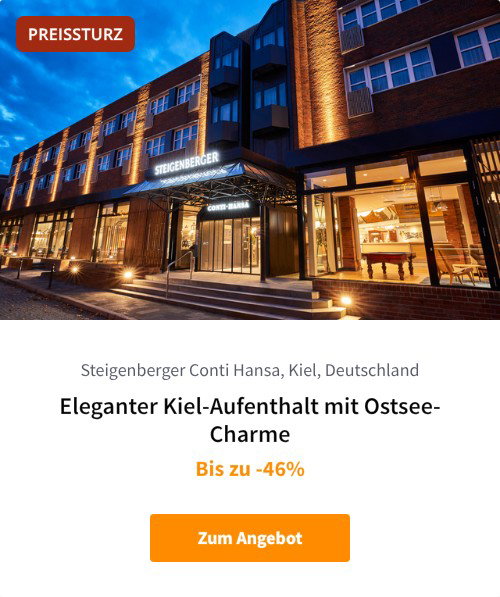 Eleganter Kiel-Aufenthalt mit Ostsee-Charme