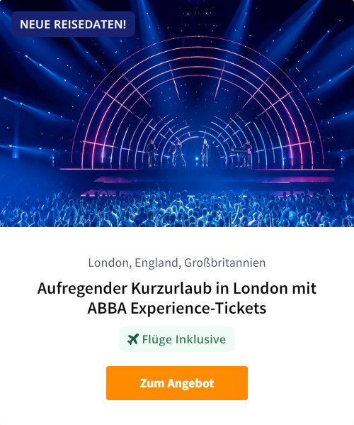 Aufregender Kurzurlaub in London mit ABBA Experience-Tickets