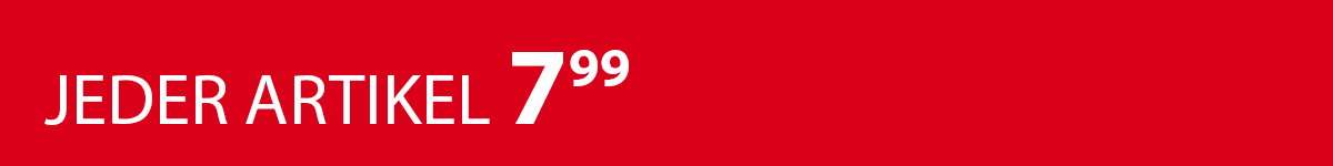 jeder Artikel 7,99 €
